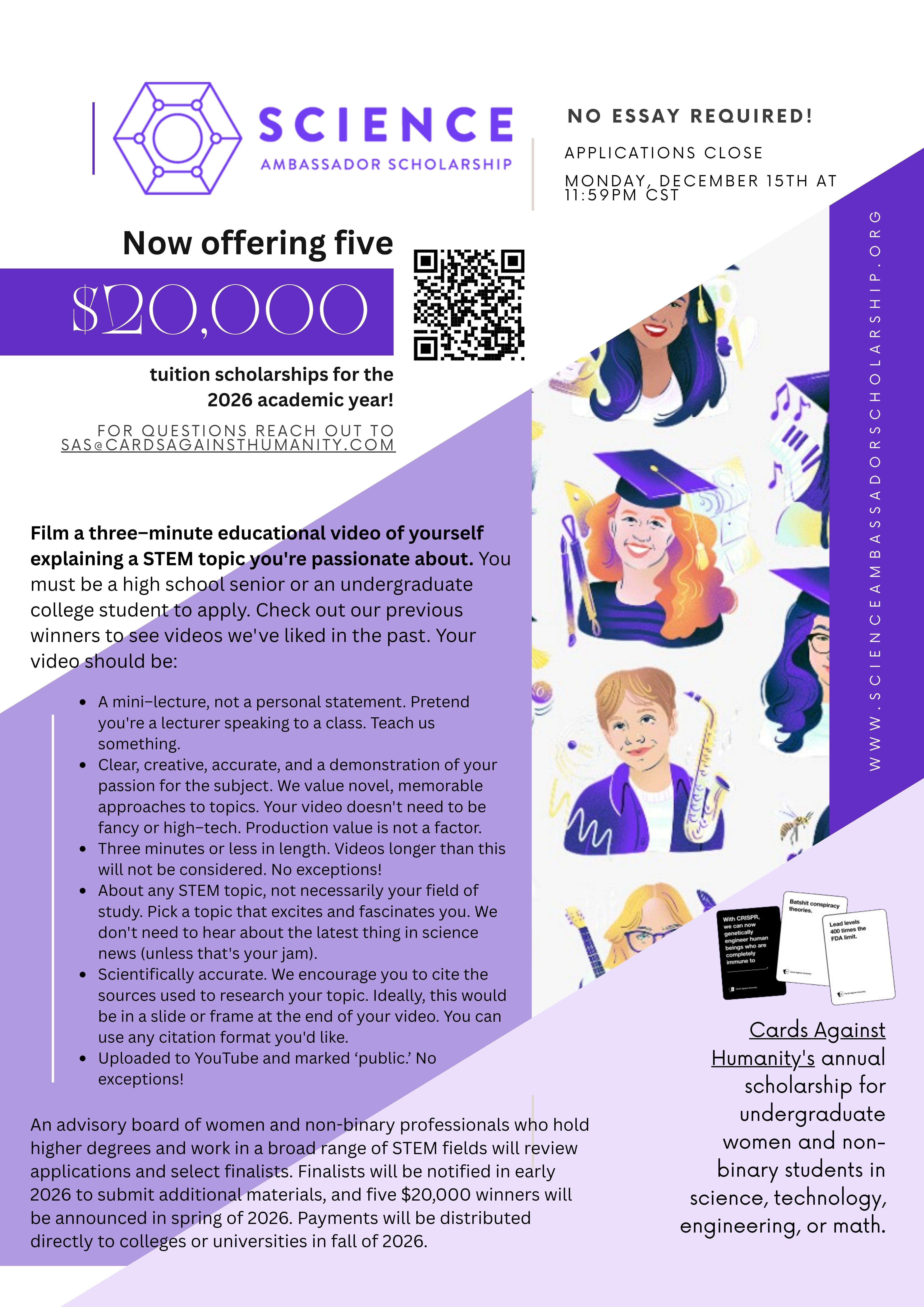 Science Ambassador Scholarship